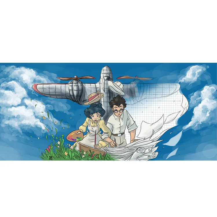 Póster De Película Personalizado A Todo Color,Arte De Pared De Dibujos