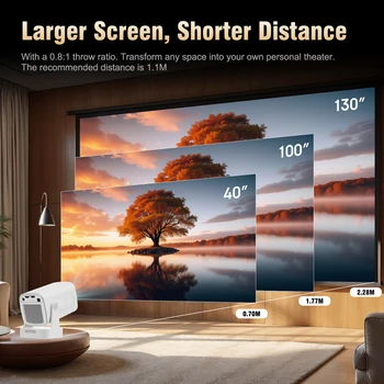 【新品・未使用】Magcubic HY310 ミニプロジェクター 4Kサポート Magcubic HY310 ミニプロジェクターオートフォーカス 4K