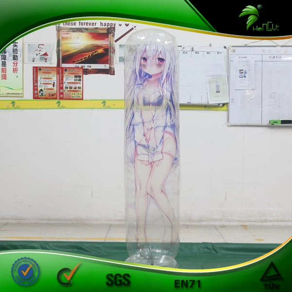 Squeaky Inflatable Pillow Japanese Inflatable Anime Girl Hongyi Sph Inflatable Cartoon Pillar 