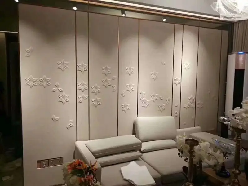 Custom Interior Home Decor - Embroidery Leather Panels