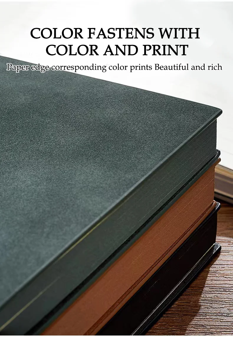 Custom A5 Plain PU Leather Business Notebooks - Ever Soft Cover