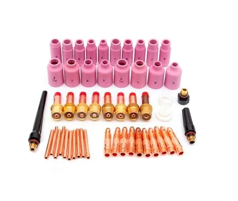 51PK tig accessories Kits ceramic nozzle gas lens for WP 17 18 26 torch