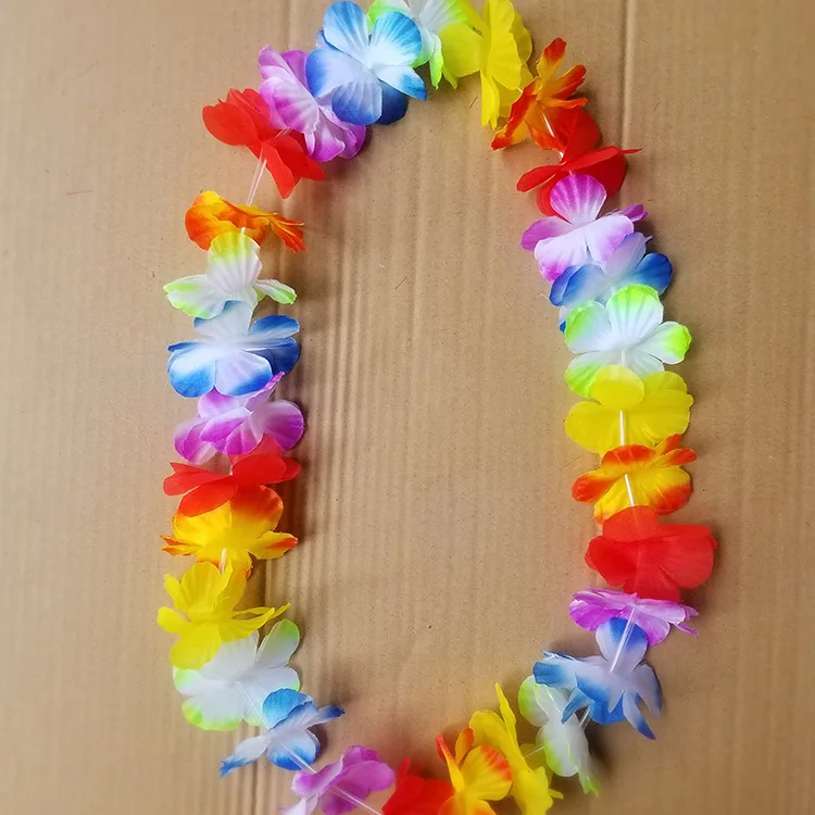 Party Decoration Hanging Leis 1m Long Artificial Silk Flower Wreath