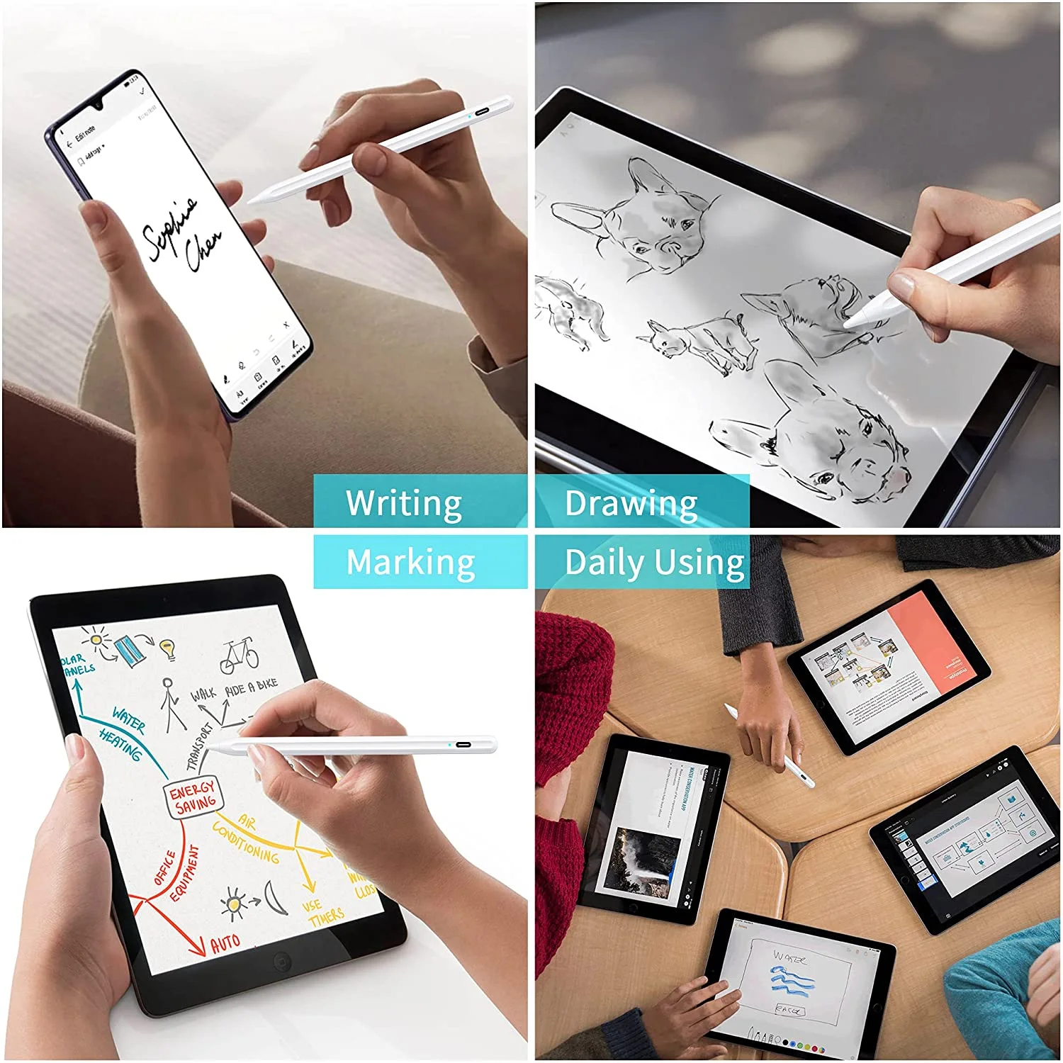 Android Phone Drawing Active Stylus Pen for Tablets