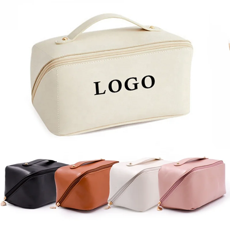 custom makeup bag travel cosmetic bag case companies Clear Vinyl Size - Clear Tote Bags With Your Logo This stylish faux leather makeup bag is designed to keep all your cosmetics organized while on the go Personalized Makeup Bags | Leatherology