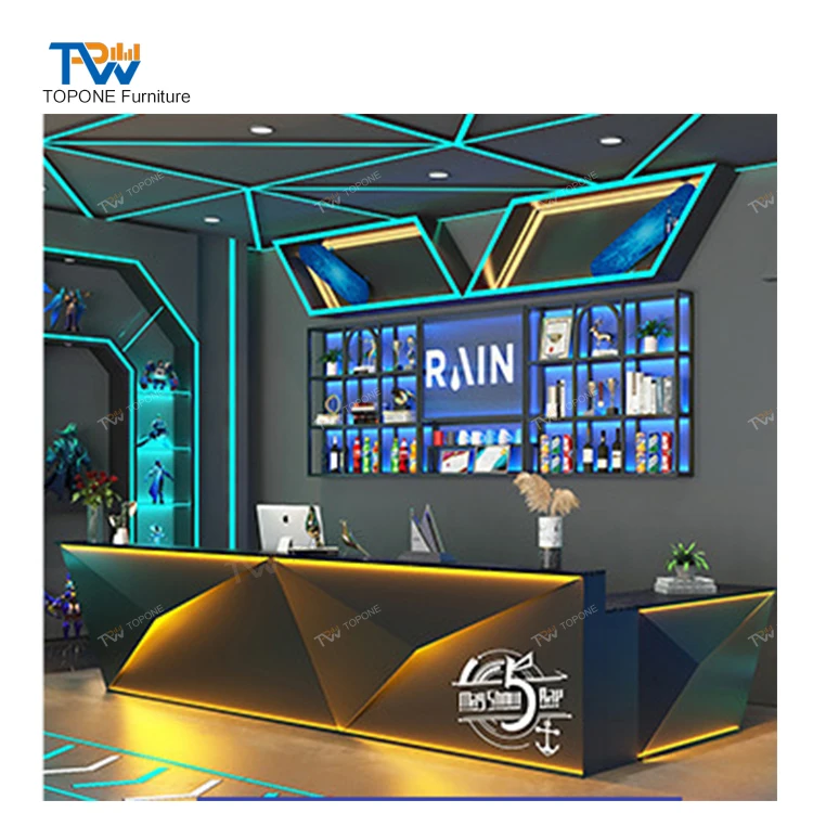 Customized Commercial Led bar Counter Manufacture Wine bar Counter ...