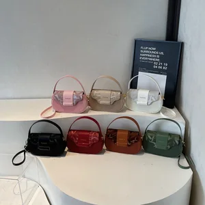 Box Design PU Leather Shoulder Bag Custom logo Handbag for Women Popular Fashion Bag Ladies Small Totes