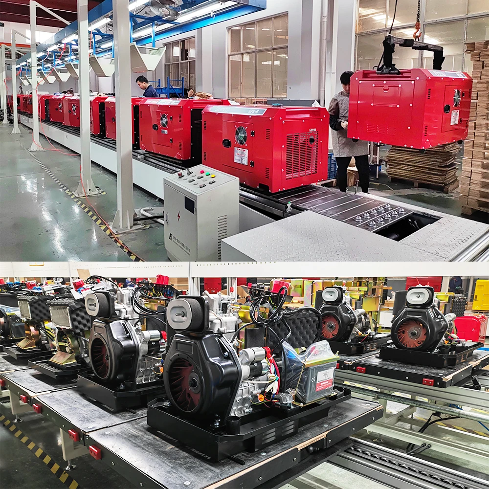 Single Phase 2 Cylinder diesel Engine 2V92 12000 Watt Generator for Sale