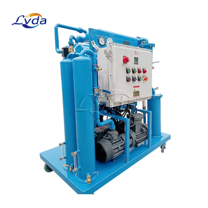 Power Plant Use Vacuum Dehydration Transformer Oil Filtration Machine