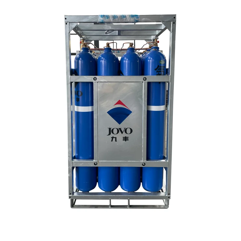 DOT/TPED Certified Industrial Gas Cylinder Rack Bundle for Oxygen Argon ...