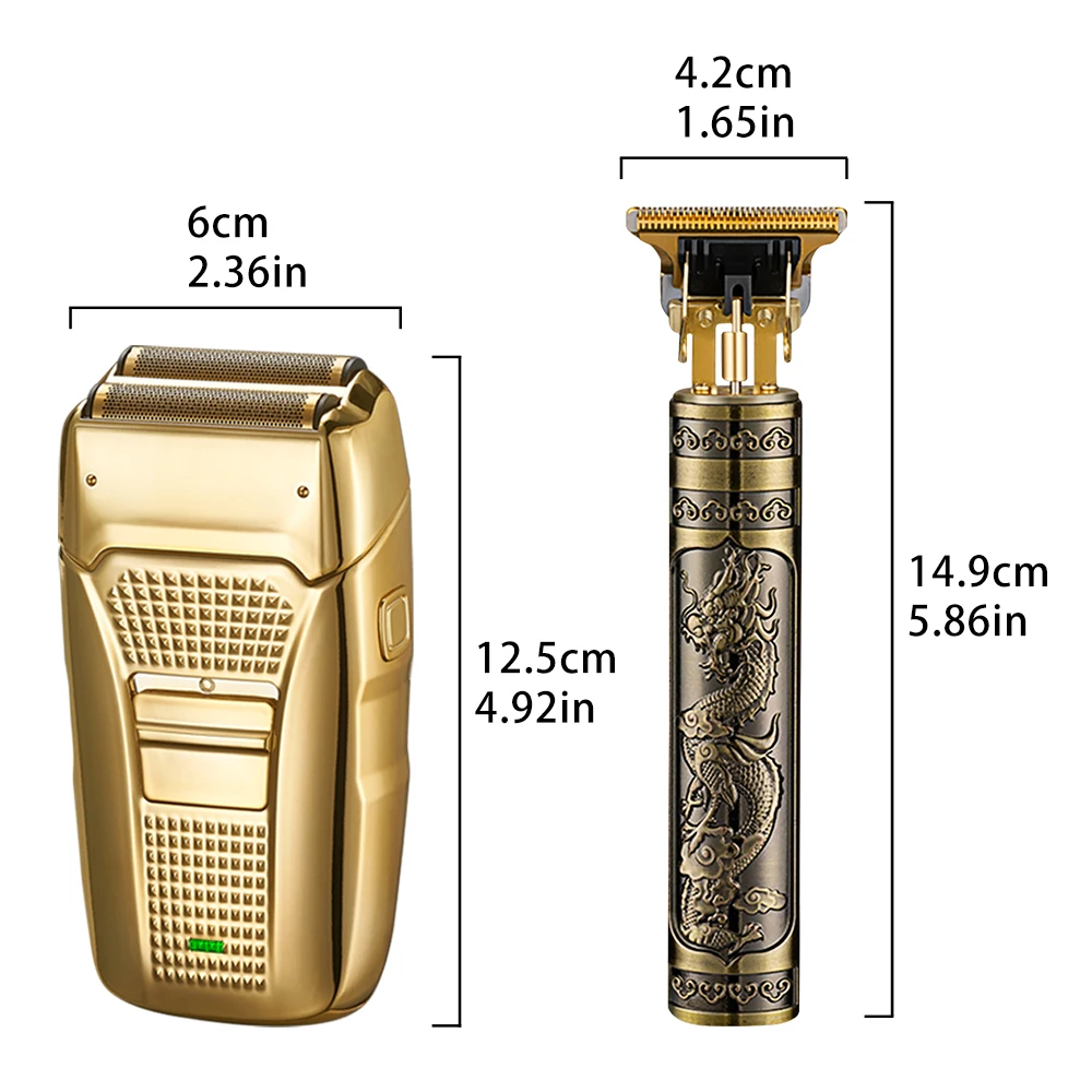 2 in 1 Professional Salon Hair Grooming Set LCD Display Hair Clippers Trimmers Electric & USB Powered for Household RV Hotel Use supplier