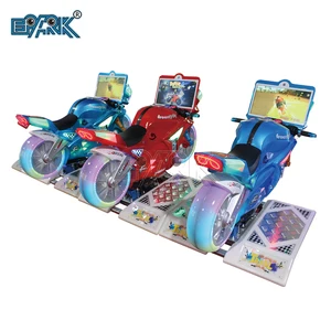 Coin Operated Simulator Arcade Video Game 3d Racing Car Motorcycle Kiddies Rides for Sale