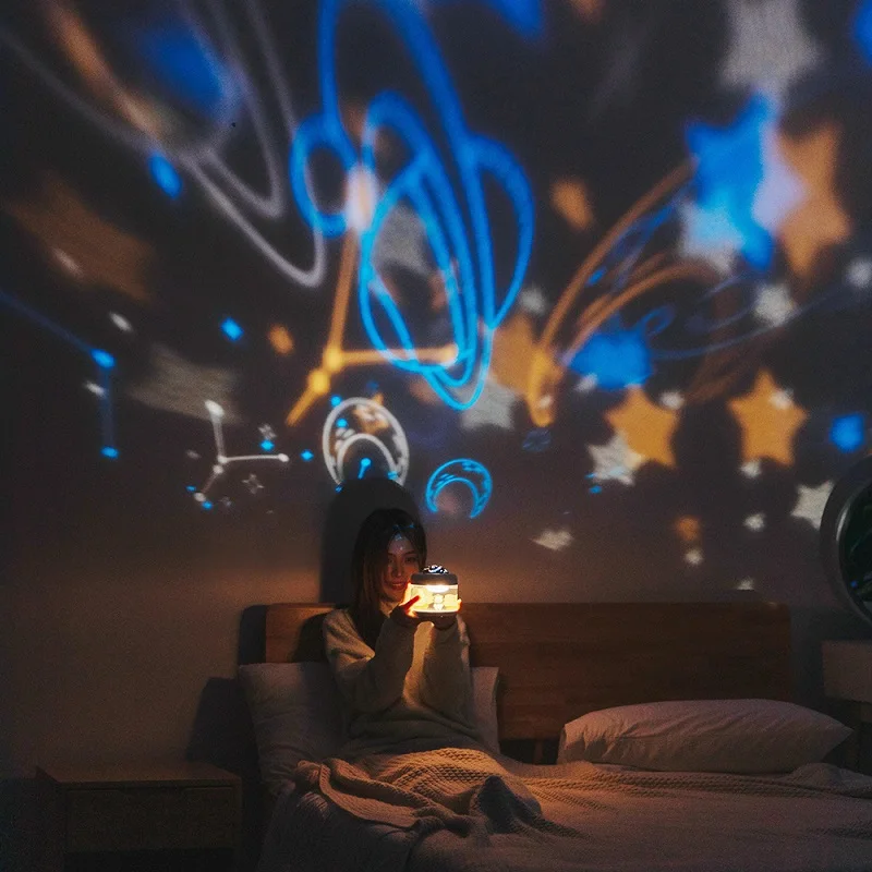 Детский проектор увлажнители воздуха 4 в 1 милые личное пространство перезаряжаемая Usb Беспроводная Мини Портативный увлажнитель воздуха диффузор для комнаты