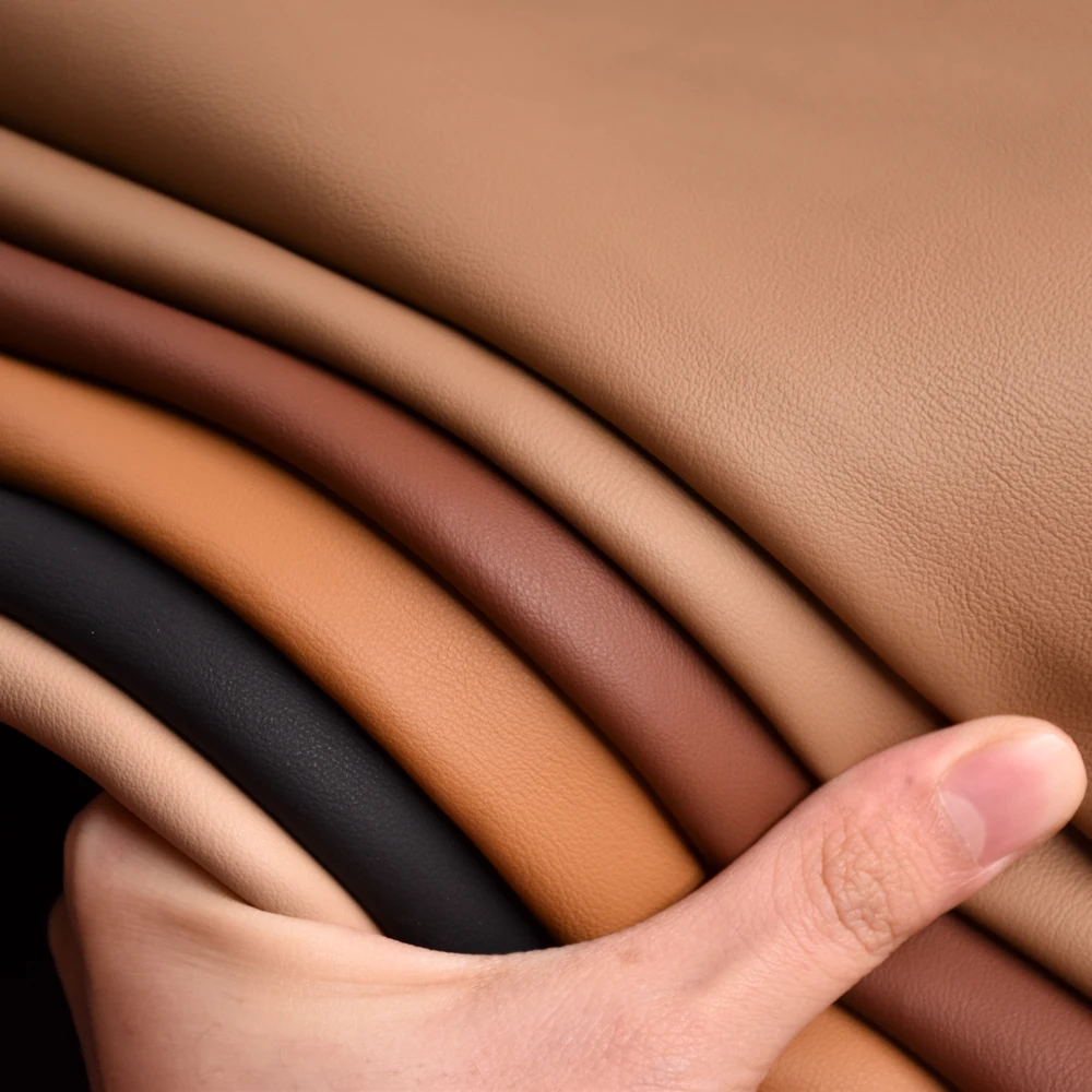Wholesale Cheap Material Artificial Pu Leather Microfiber Bonded Real