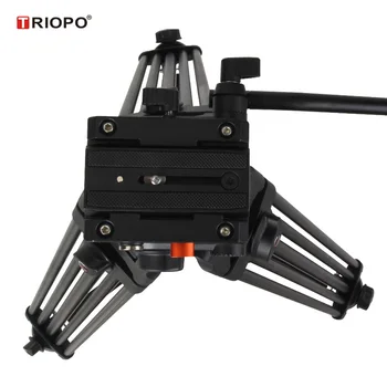 Triopo Tripod K3 Fluid Head Mid-level Spreader Dv965 Professional Heavy Duty Aluminum Twin Tube detail image
