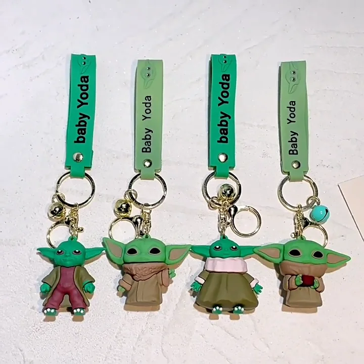Personality Custom Anime Stars Wars Keychain Cartoon Doll Bag Pendant