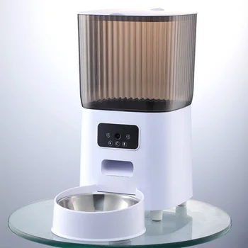 High Quality Automatic WiFi Electric Pet Feeder Auto Dry Food Treat Dispenser Smart Digital Pet Feeder with Camera