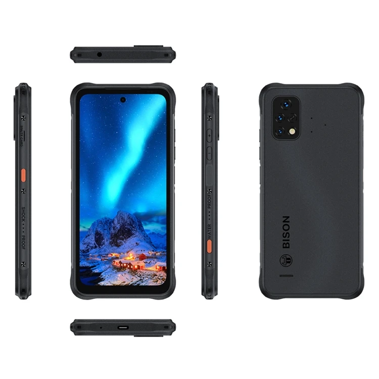 PRESALES Celular UMIDIGI BISON2頑丈な電話AIトリプルバックカメラ携帯電話6GB 128GB  Android12セルスマートフォン