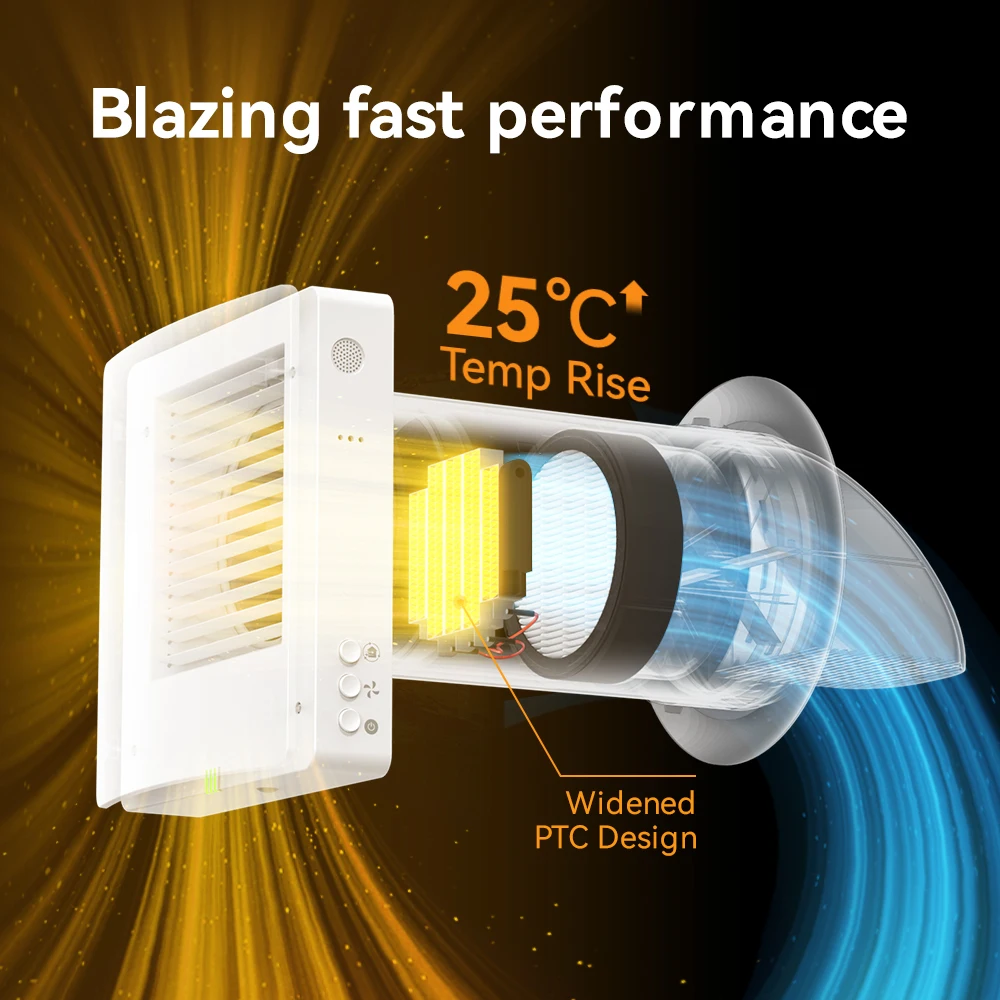 Intelligent Control Fresh Air Heater Ventilation System Air System Electrical Heating element for Winter
