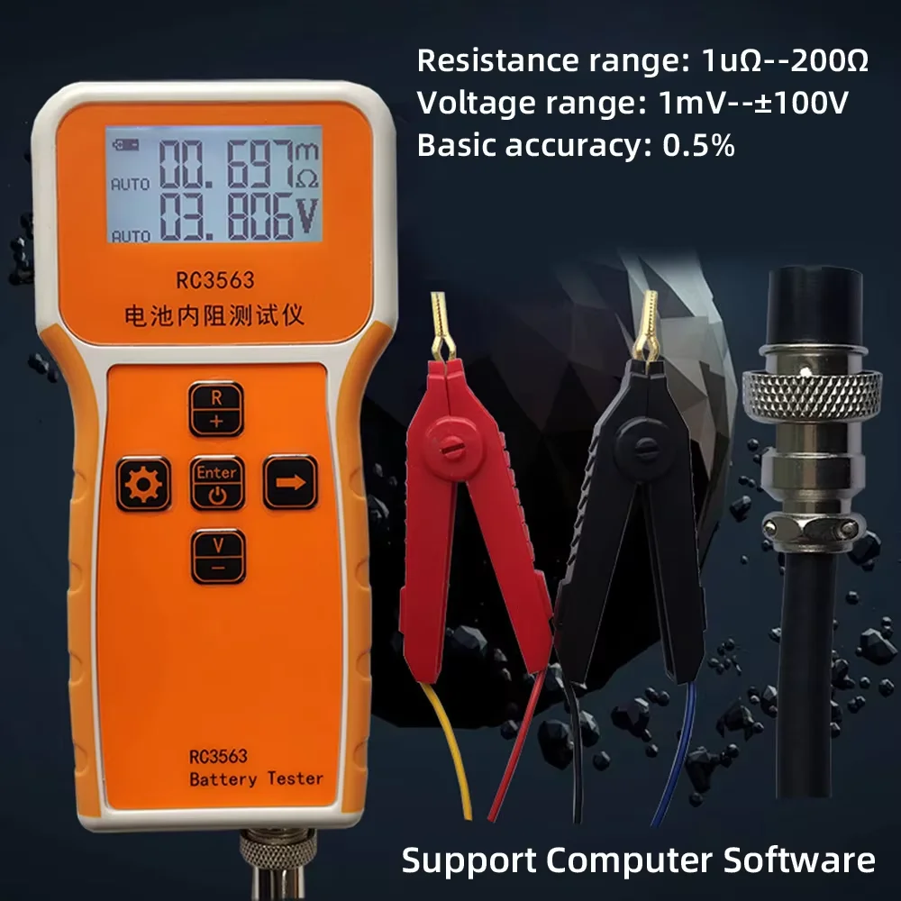 RC3563 Tester Batteria Resistenza Interna AC Per Auto Piombo Acido Li-ion