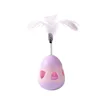 Pink [with feathers] roly-poly toy