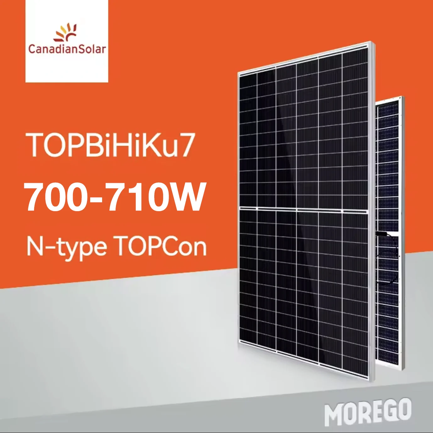 Canadian Solar TOPBiHiKu7 N-type Bifacial TOPCon 680W 690W 700W 705W ...