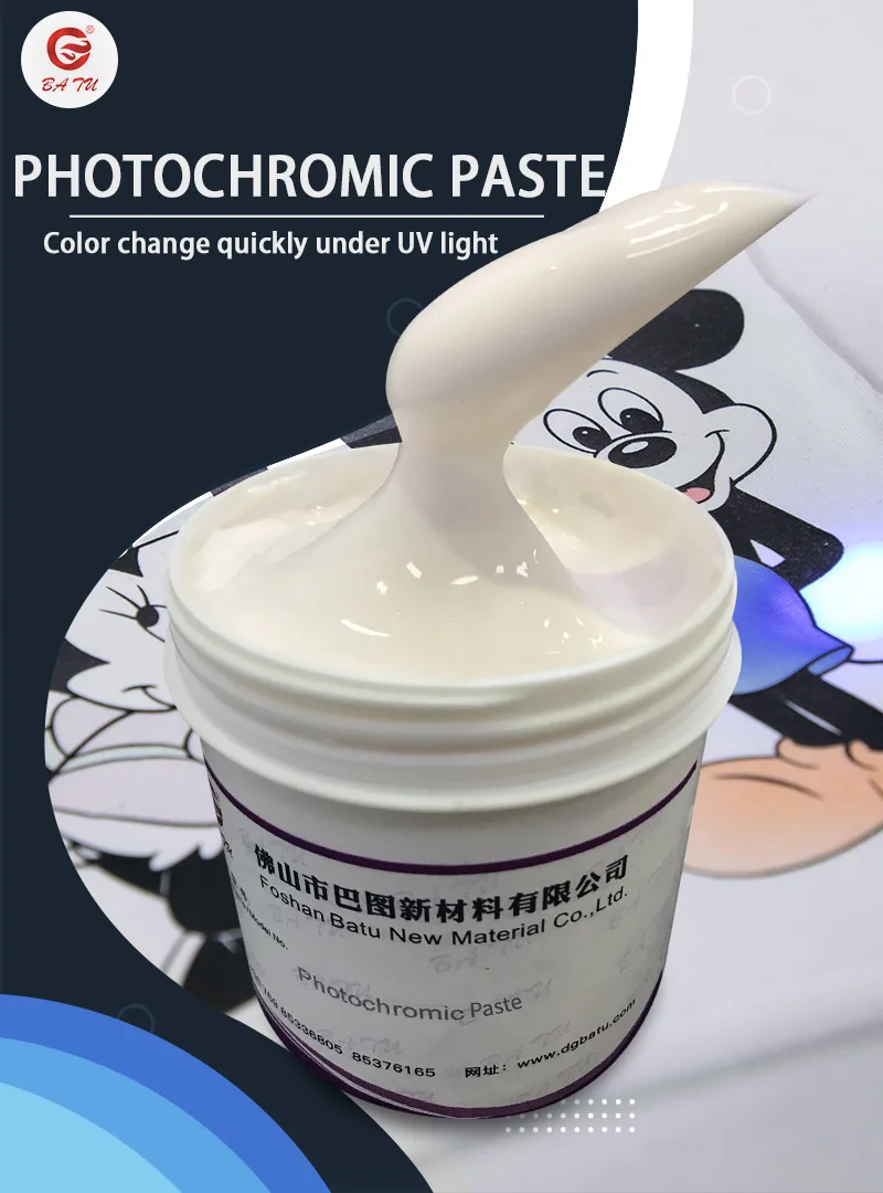 Water Based Photochromic Ink for High Fastness Printing