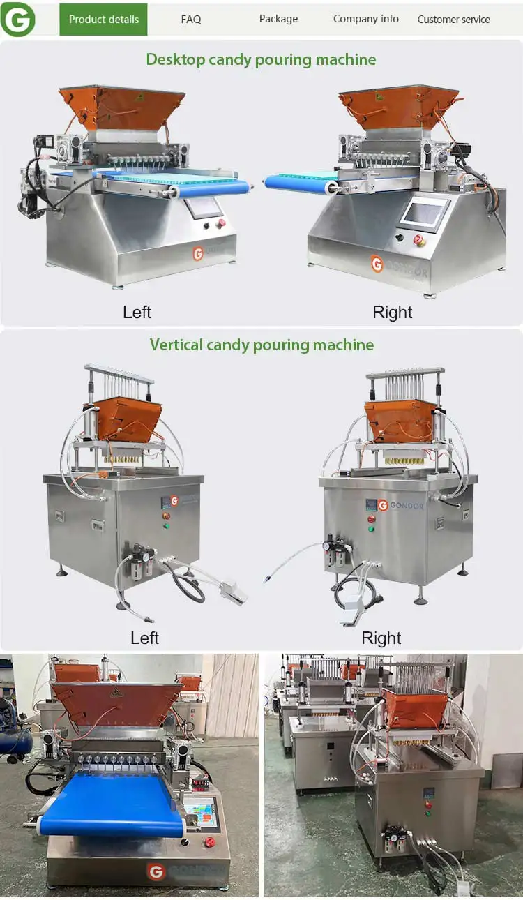 Manual Table Top Tabletop Pectin Candy Gummy Bear Make Depositer Depositor Demolder Deposited Soft Jelly Machine