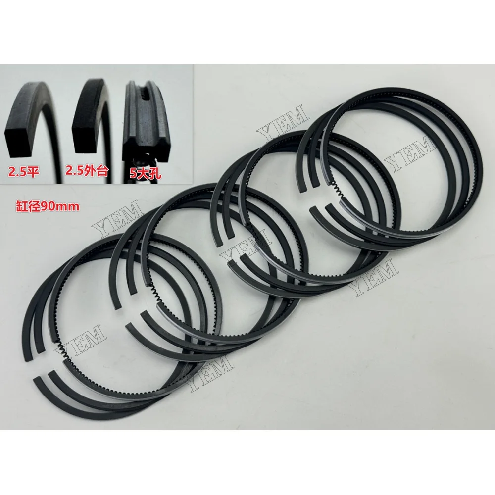 Piston Ring Fit for Xinchai XC490 Engine 2