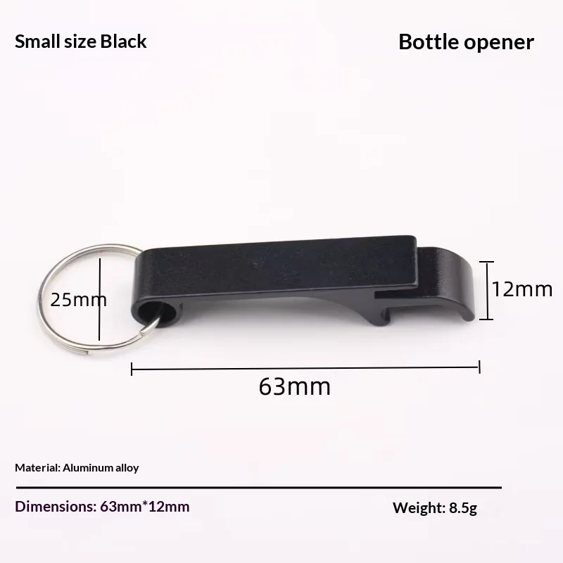 Factory Direct Custom Logo Keychain Blanks Metal Beer Bottle Opener with Souvenir Aluminium Wholesales Promotion Gift preview 5