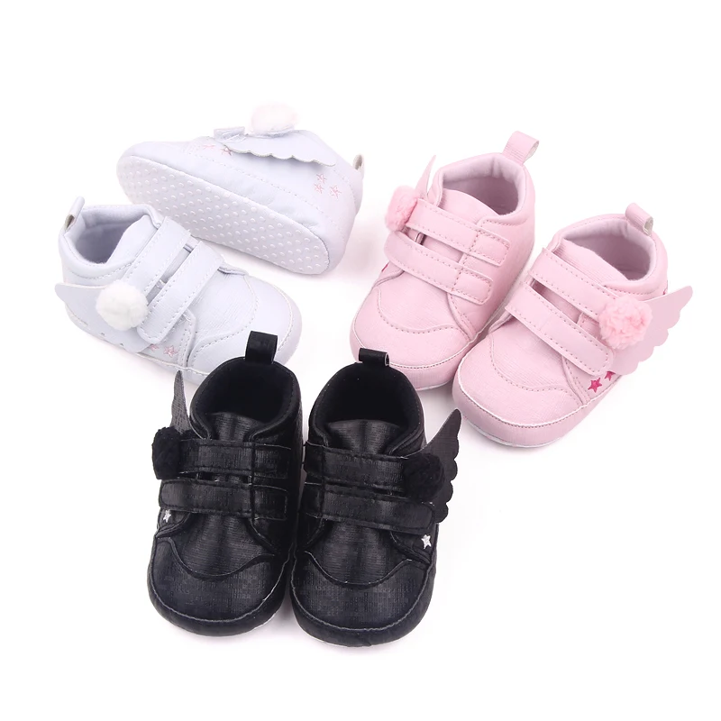 Spring and Autumn New Boys and Girls wings PU Surface Casual Shoes Baby Walking Shoes