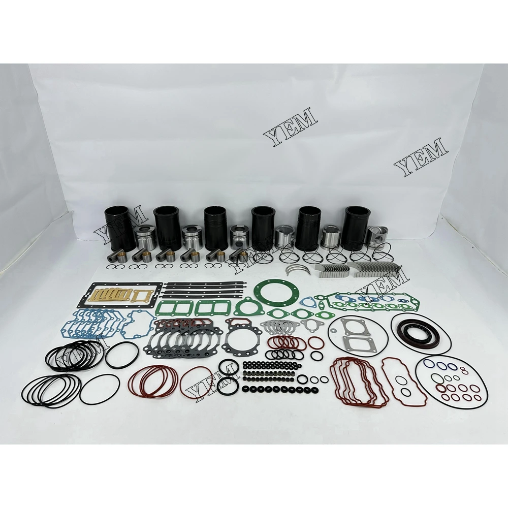 For Komatsu 6D125 Cylinder Liner and Gasket Kit With Bearing Set Engine Parts Manufacturer