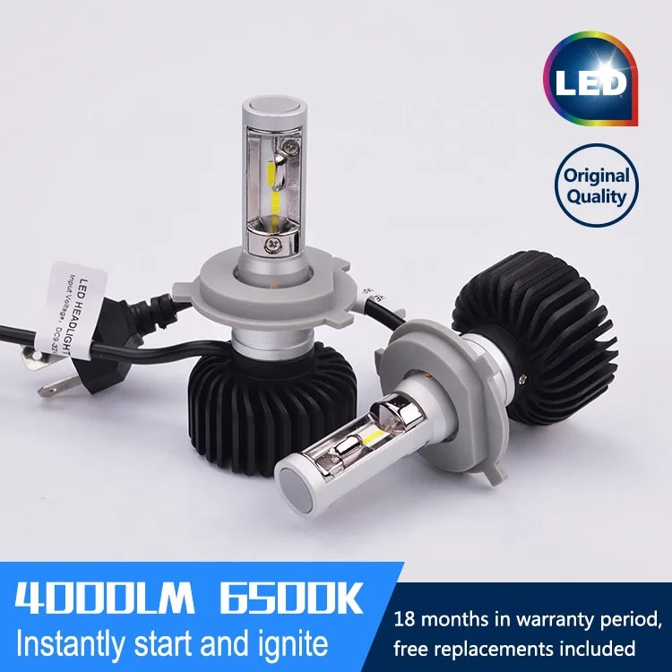 Free Sample Bombillos Led H4 With CE ROHS C318 Auto Kit Leds Double Beam Globalpowerleds No Fan Headlight Led H4