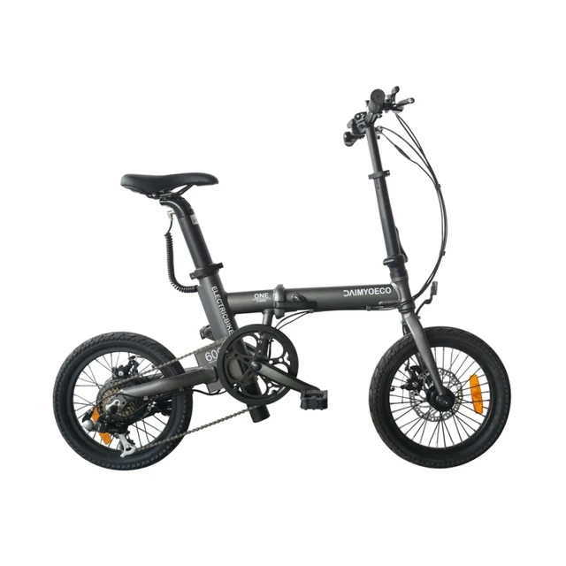16 inch folding ebike LCD display front&rear disc brake electric bike for Japan market