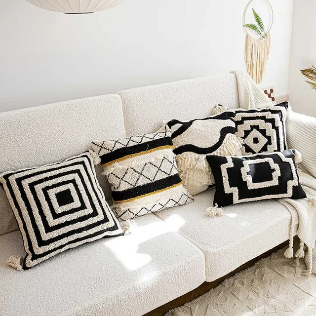 Bohemian style customized pillowcase sofa waist pillowcase furniture pillow cushion