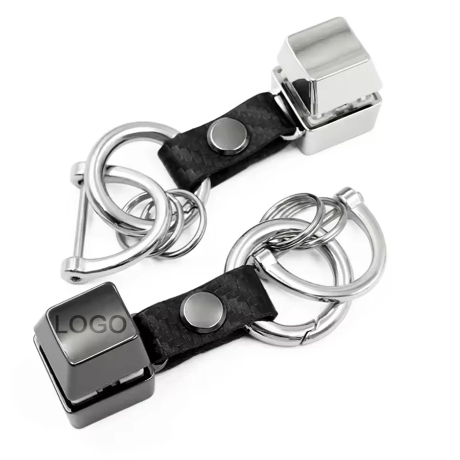 Porte-clés Fidget Clicker – Mini Clavier Mécanique Linéaire Anti-Stress – 4 Touches Colorées Amovibles – Cadeau Original