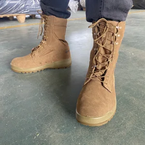 ZS-H001 Belle Ville Factory Price Original Combat Boots Man Women 8 Inch Anti-hit Breathable Desert Boots