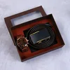 Ensemble 4 cafés 3 pièces, ceinture + montre + boîte