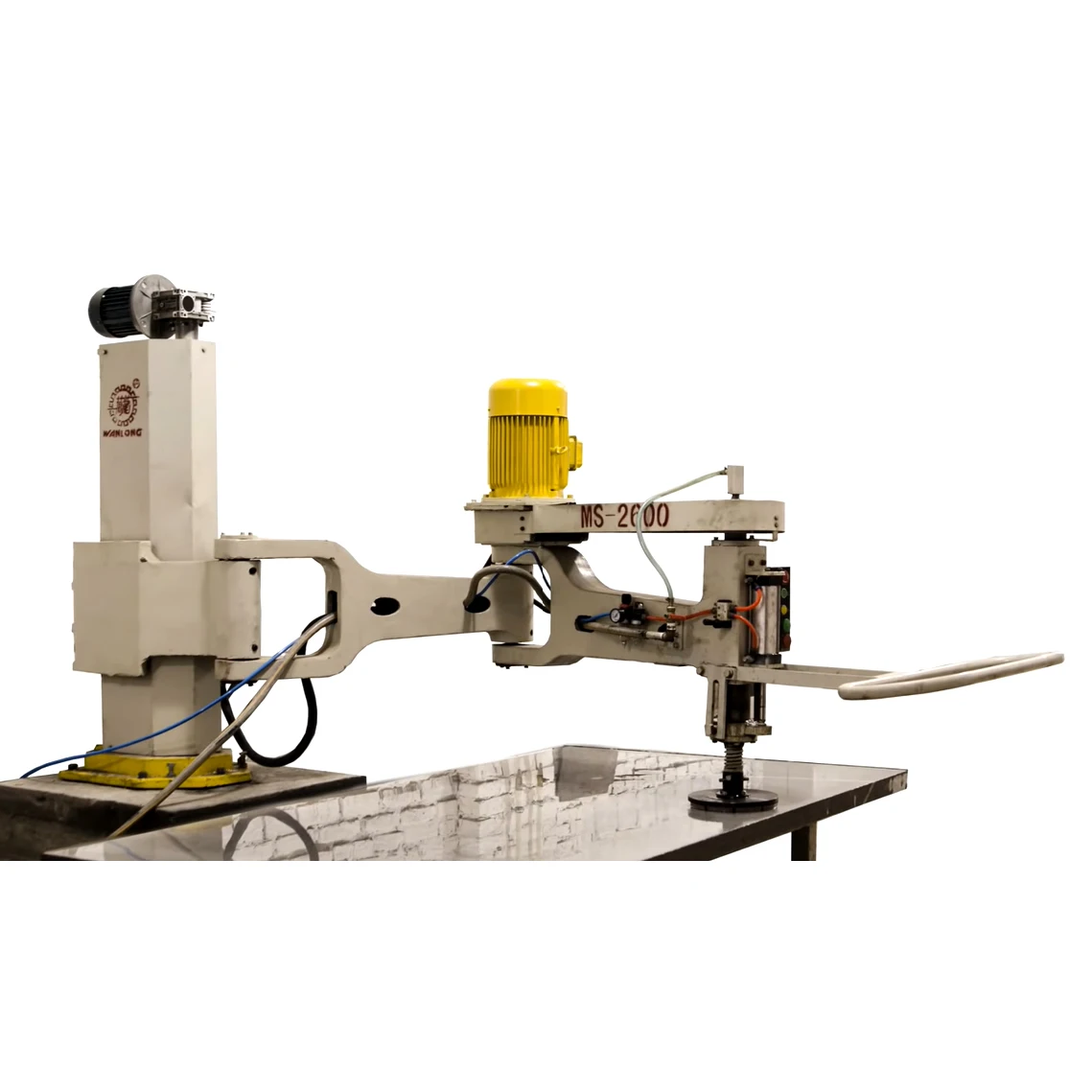 Manual Polish Hand Operated Marble Granite Slab Marble Machine Stone Polishing Machine