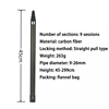 Black 3M 9 carbon fiber rod