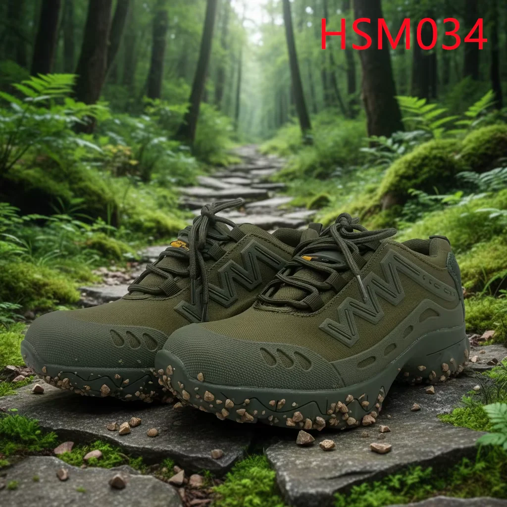 LXG,Training Base Lace up Closure Green/sand Low-Viz Hunting Shoes High-risk Environments Reliable Grip Sole Jungle Boots HSM034