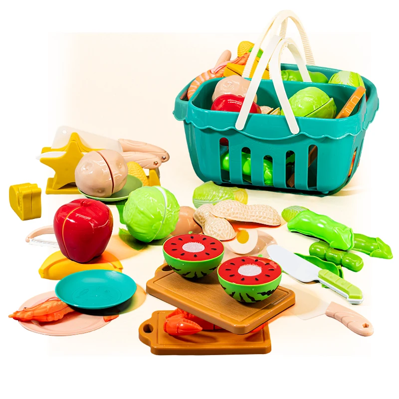 Year Old Kids Play Set Toys Colorful Kitchen Models