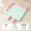 Cojín de mano con forma de hongo tipo almohada [rosa y verde]