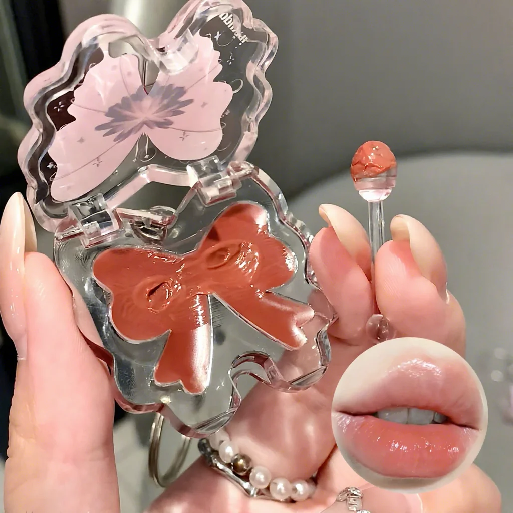 Butterfly Solid Lip Gloss by Cappuvini | Cute Lip Gloss Keychain