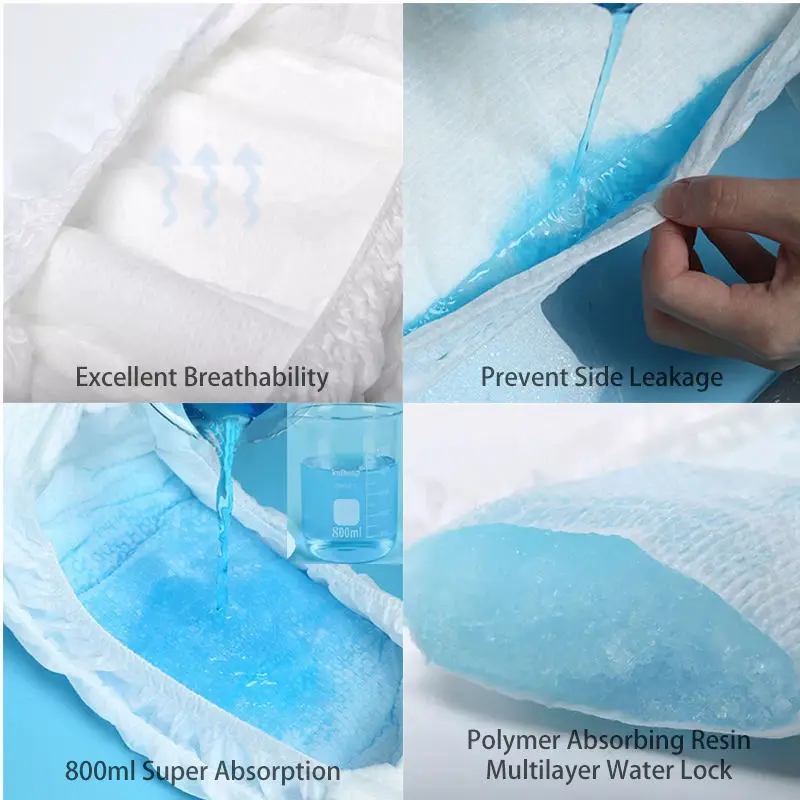 FREE SAMPLE Factory Direct Low Price Lovely Baby Diaper B Grade Bales Disposable Sleep Diapers Baby Diapers