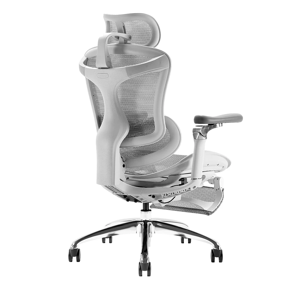 Эргономичное офисное вращающееся кресло с высокой спинкой и колесами