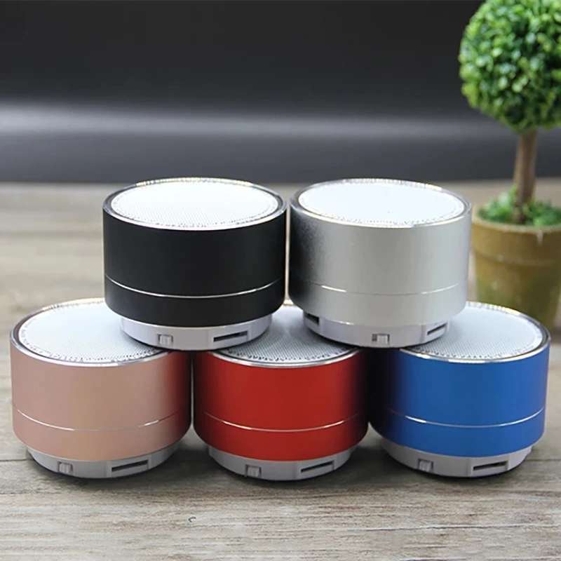 Portable Wireless A10 Speaker Stereo Soundbox With Hands-Free Microphone/ Tf Card Music Playing/ Volume Control - ANKUX.COM