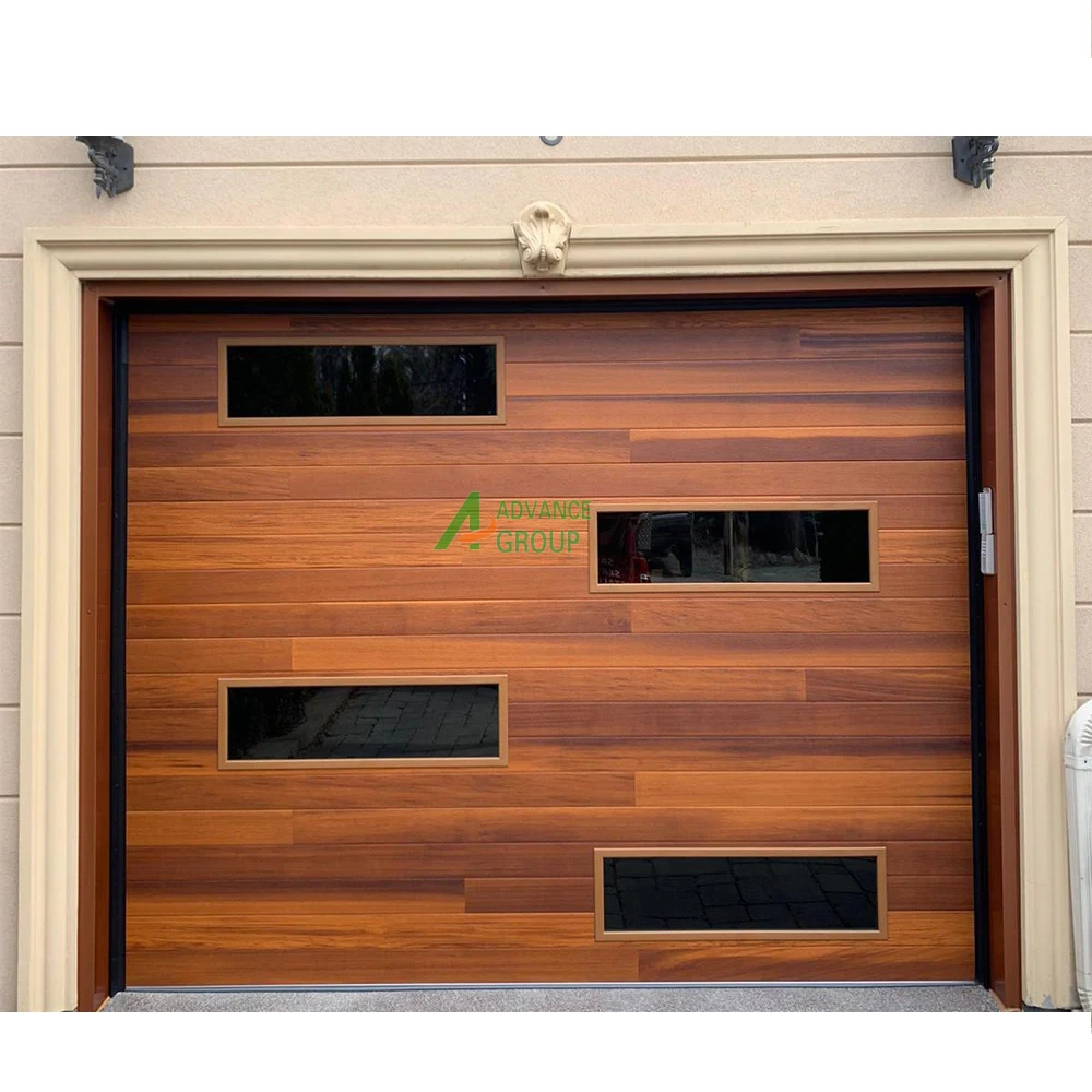 Garage Automatic Door Sectional European Garage Doors Folding Automatic Elec for Residential Door Garage