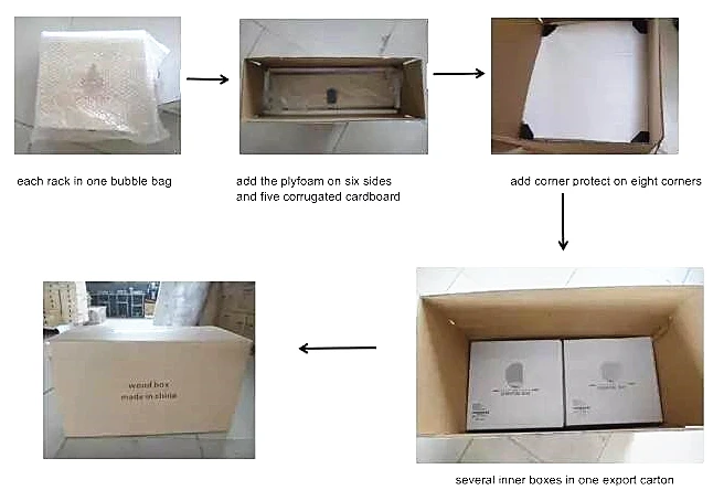 Customized Bamboo Wood Compact Bathroom Storage Organizer Bin Box,3 ...