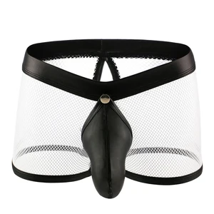 Photos of Sexy Men of Transparent Man Underwear Show Boxers High Quality Custom Boxers Mens See Theough Underwear for Men